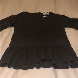 Aspyn Ovard’s Luca + Grae Grey Blouse